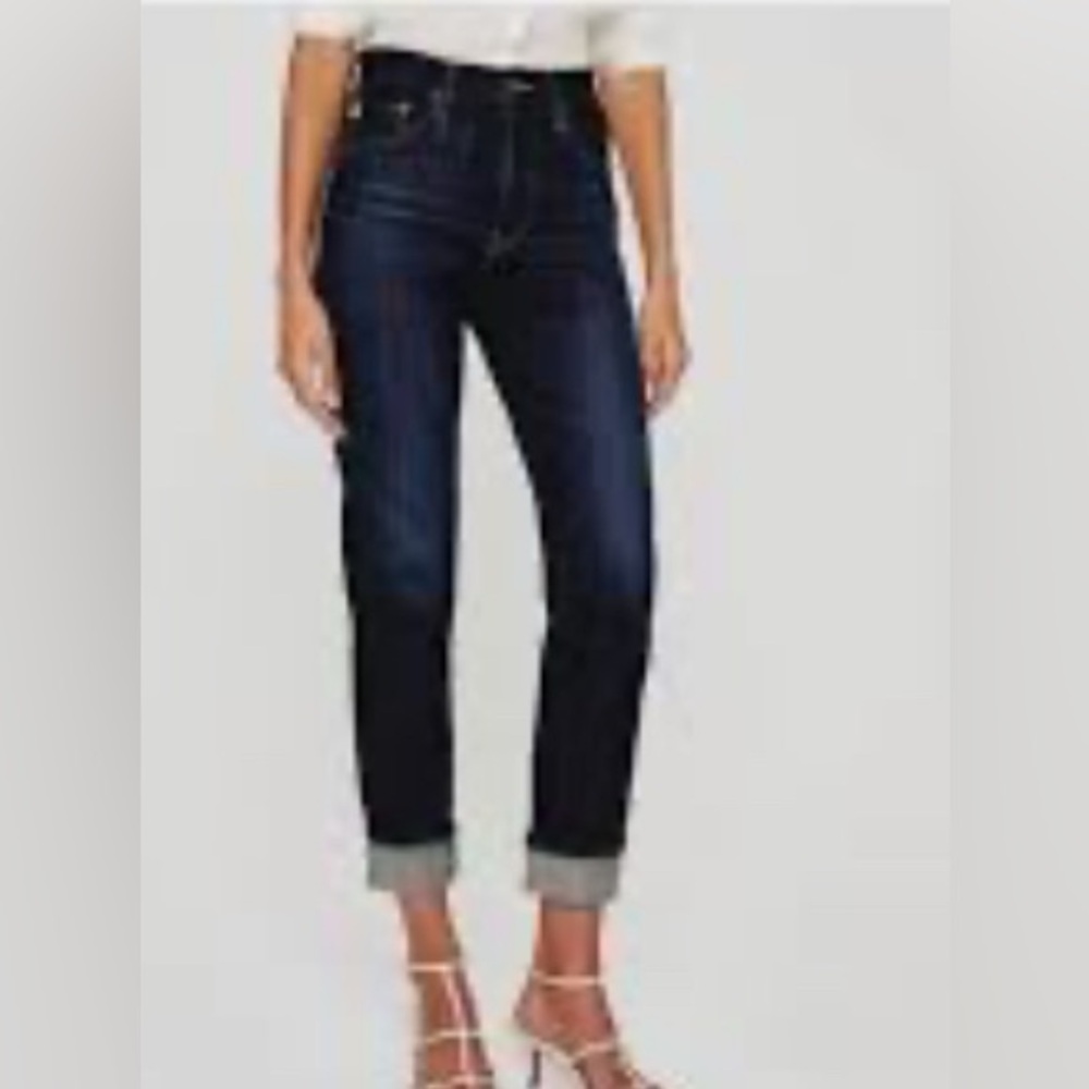 Adriano Goldschmied AG-ED Denim Phoebe Vintage High-Waisted Taper Leg WM 25R EUC